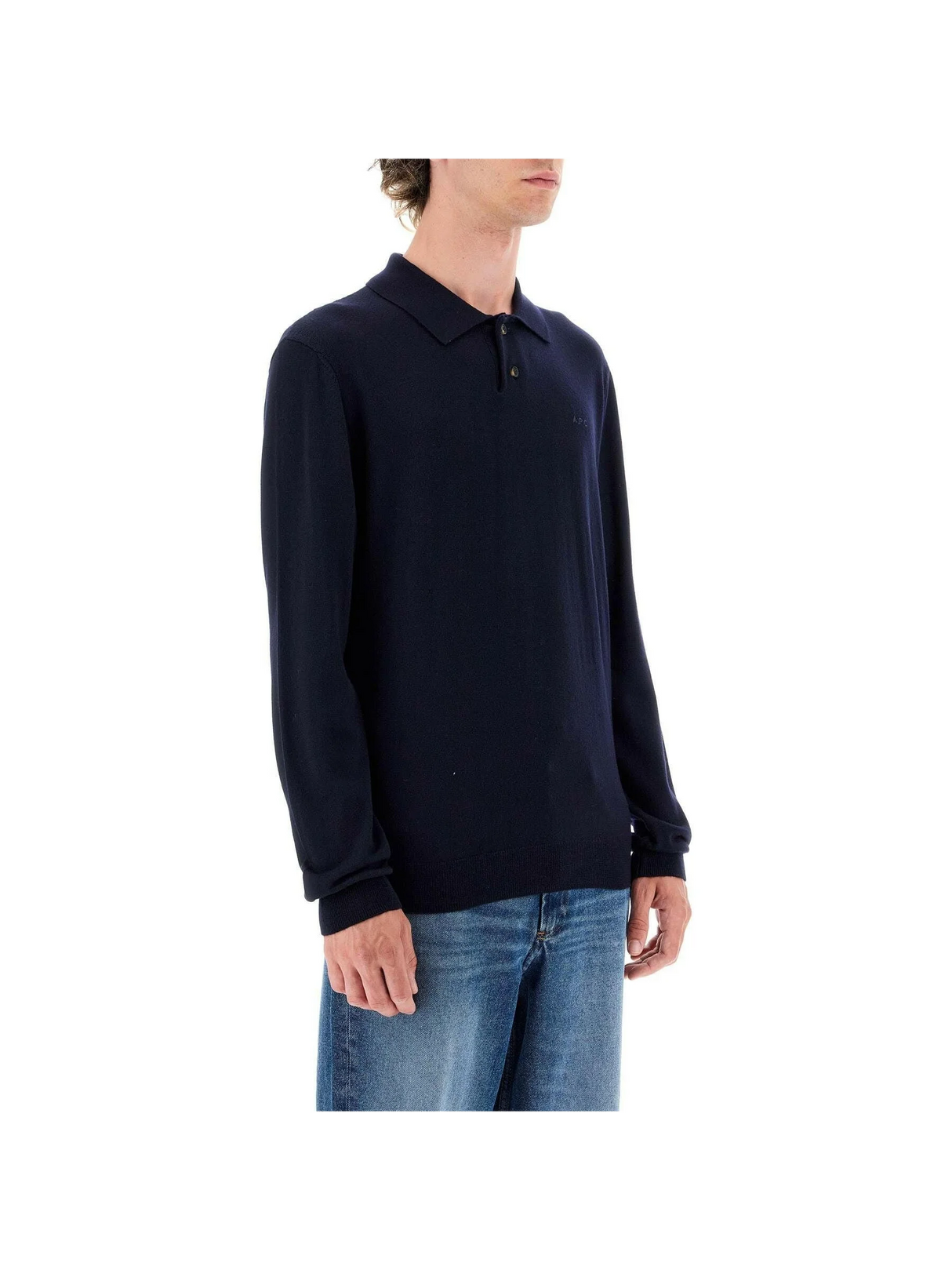 Jacob Wool Polo Sweater.