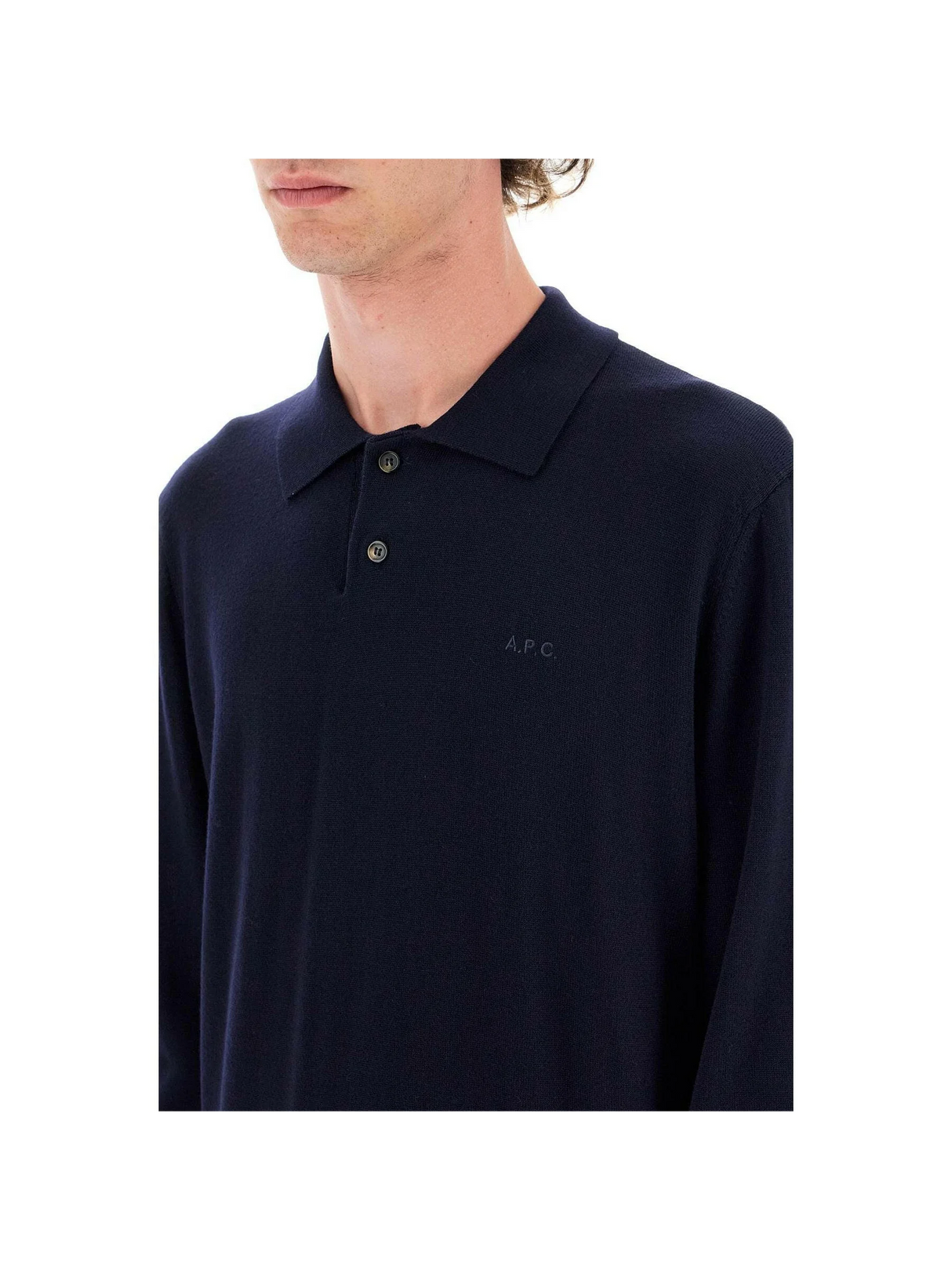 Jacob Wool Polo Sweater.