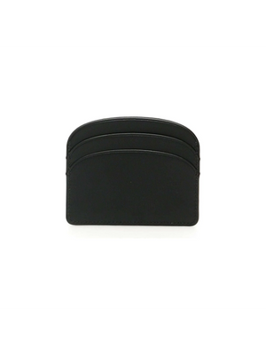 Demi-Lune Leather Card Holder-A.P.C.-JOHN JULIA