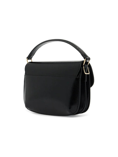 Mini Sarah Leather Shoulder Bag-A.P.C.-JOHN JULIA