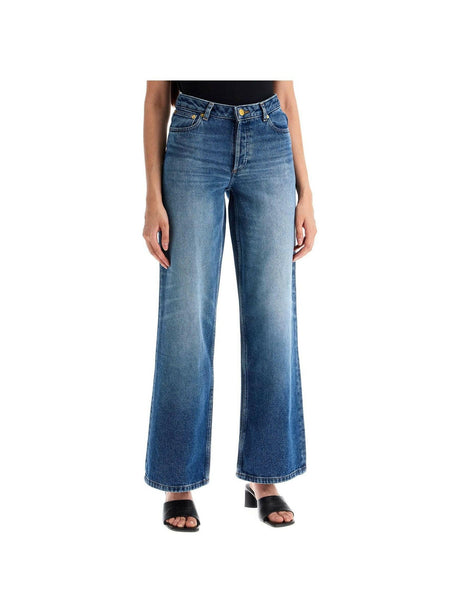 Organic Cotton Elisabeth Wide-Leg Jeans.