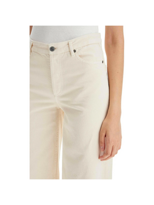 Organic Cotton Elisabeth Wide-Leg Jeans.