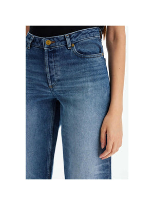 Organic Cotton Elisabeth Wide-Leg Jeans.