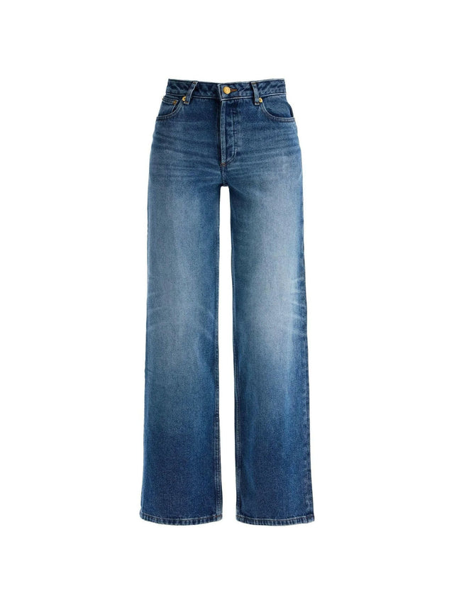 Organic Cotton Elisabeth Wide-Leg Jeans.