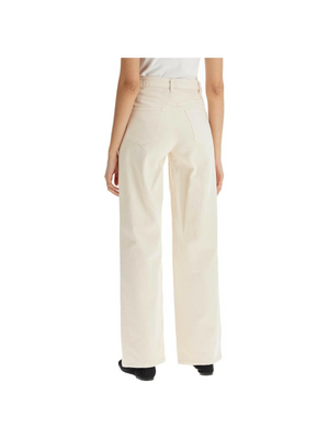 Organic Cotton Elisabeth Wide-Leg Jeans.