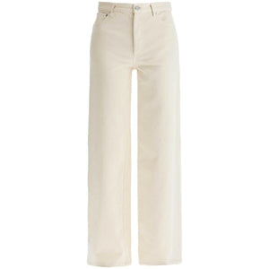 Organic Cotton Elisabeth Wide-Leg Jeans.