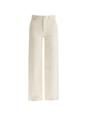 Organic Cotton Elisabeth Wide-Leg Jeans.