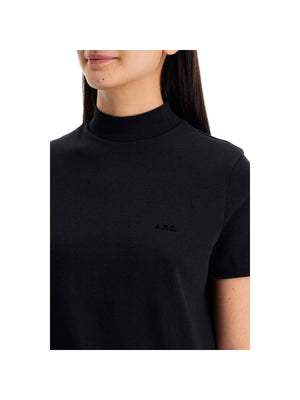 Organic Cotton High-Neck Caroll T-Shirt.