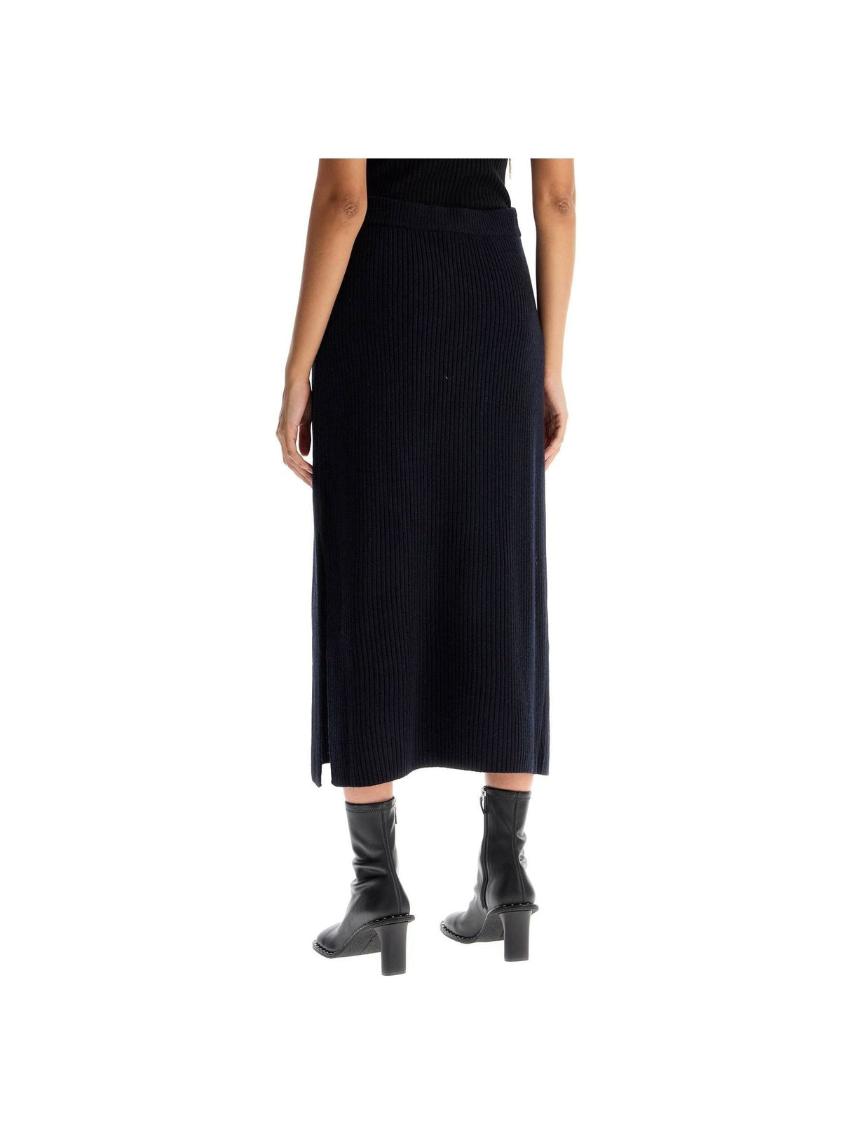 Phoebe Ribbed Wool Skirt