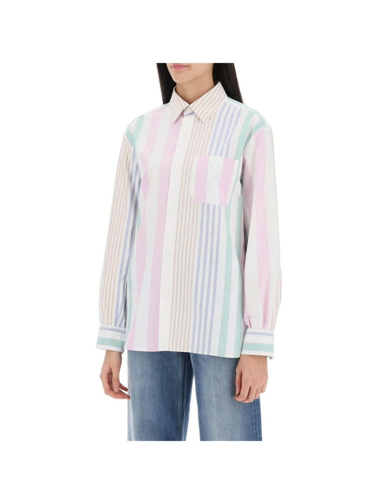 Sela Striped Oxford Shirt A.P.C. JOHN JULIA.