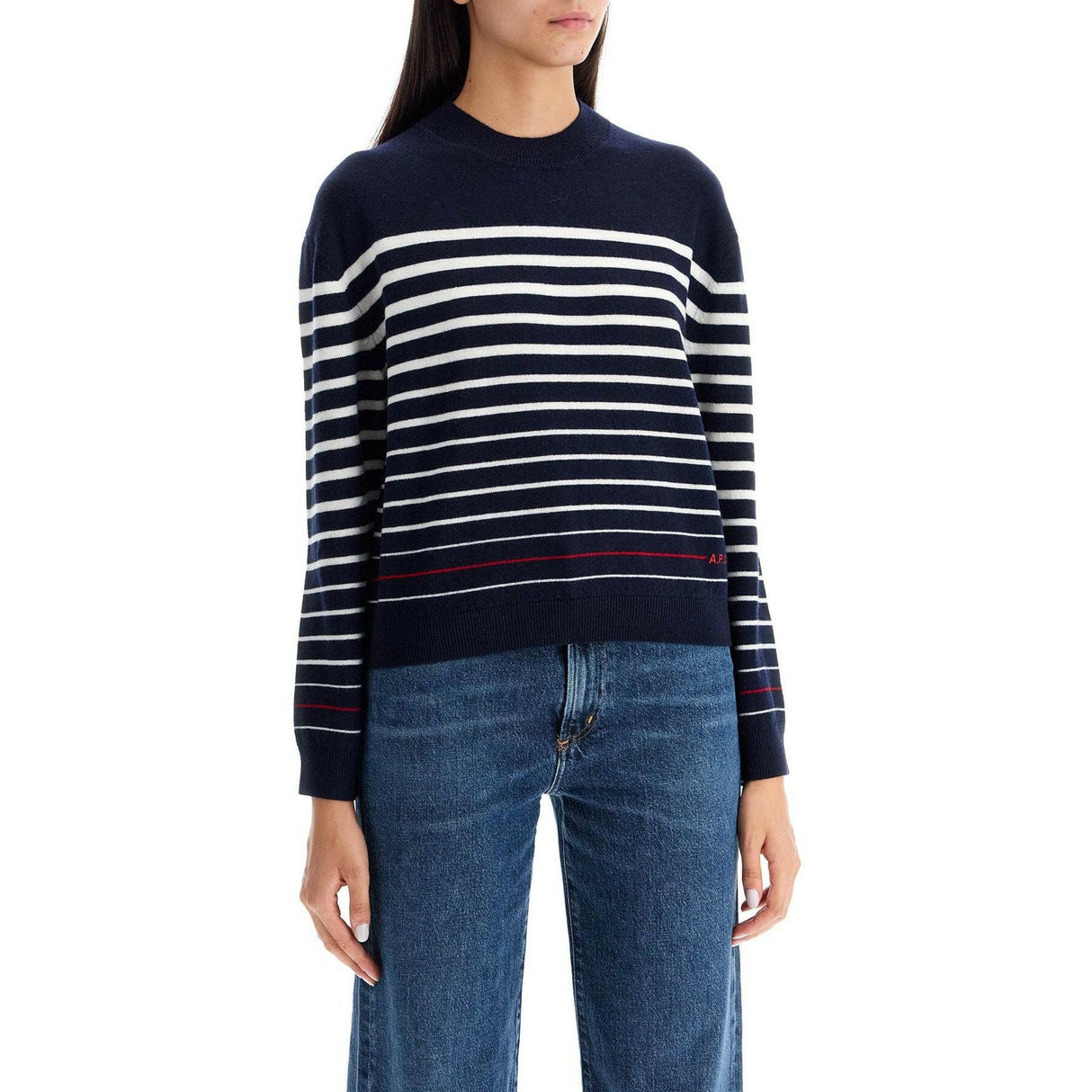 Striped Billie Wool Sweater.