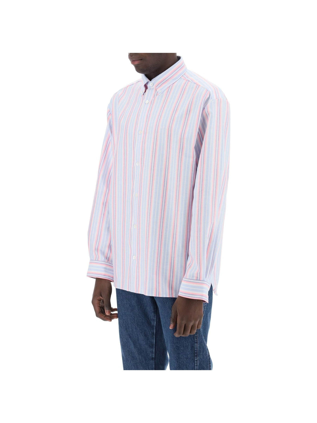 Mathias Striped Oxford Shirt