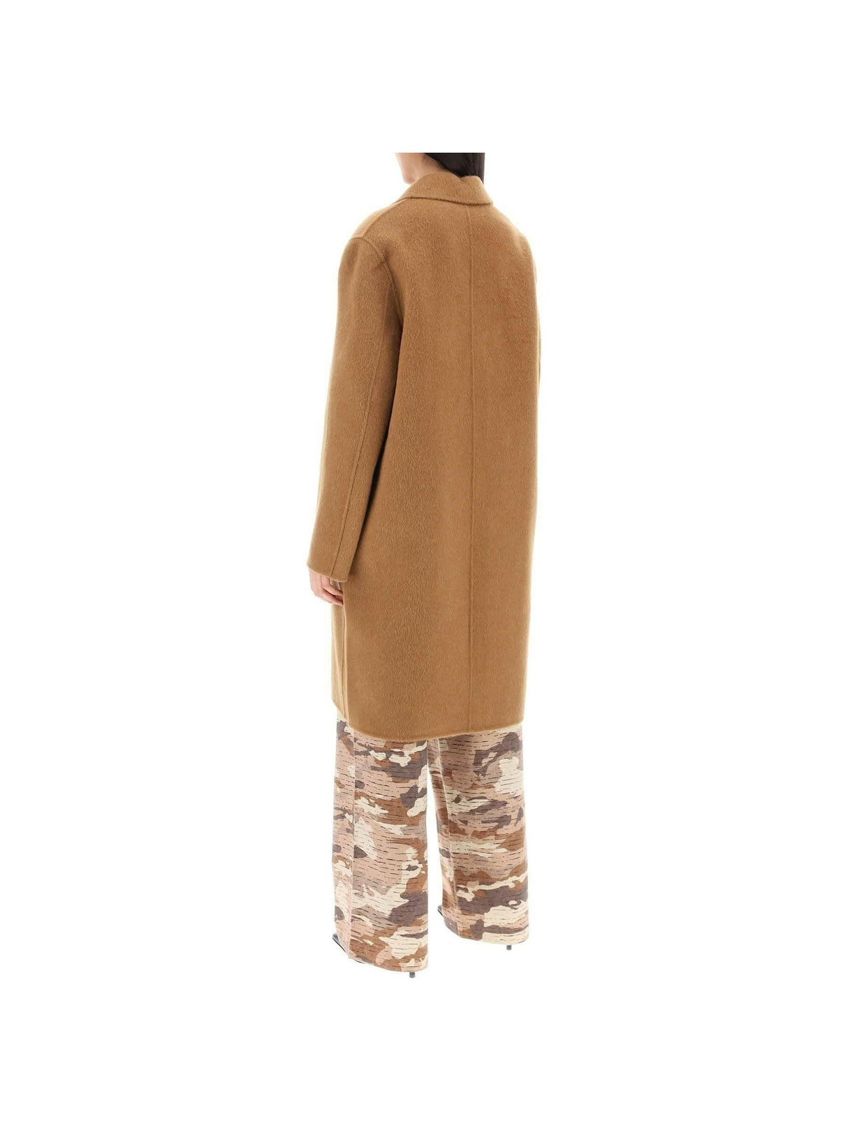 Camel Beige Coat made from Responsible Wool ACNE STUDIOS JOHN JULIA.