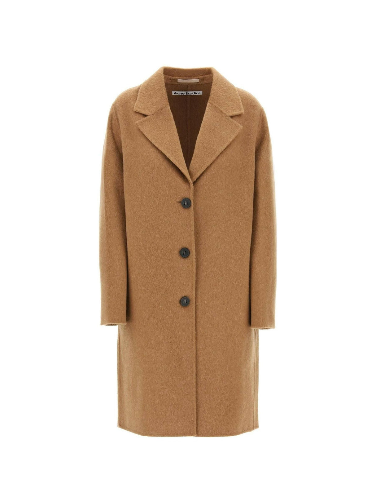 Camel Beige Coat made from Responsible Wool ACNE STUDIOS JOHN JULIA.