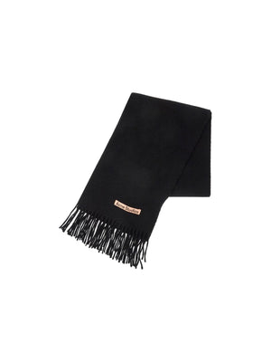 Cashmere Scarf Fringed Edges - OS - Men > Accessories > Scarves hats and gloves > Scarves