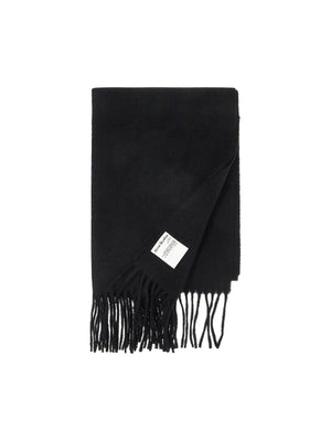 Cashmere Scarf Fringed Edges - OS - Men > Accessories > Scarves hats and gloves > Scarves