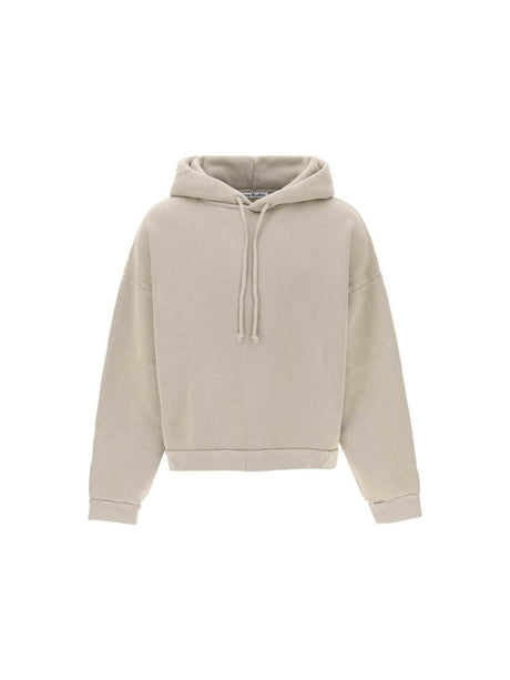 Concrete Gray Organic Cotton Hoodie ACNE STUDIOS JOHN JULIA.