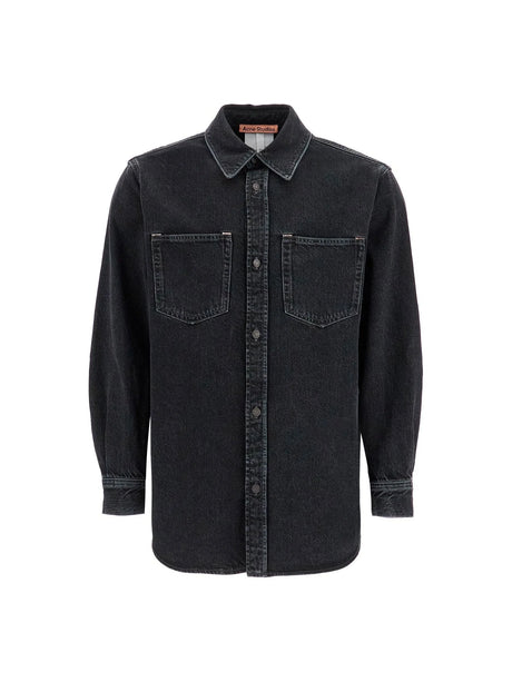 Oversized Denim Shirt-Acne Studios-JOHN JULIA