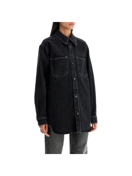 Oversized Denim Shirt-Acne Studios-JOHN JULIA