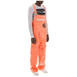 Fluo Pink Studded Dungarees ACNE STUDIOS JOHN JULIA.