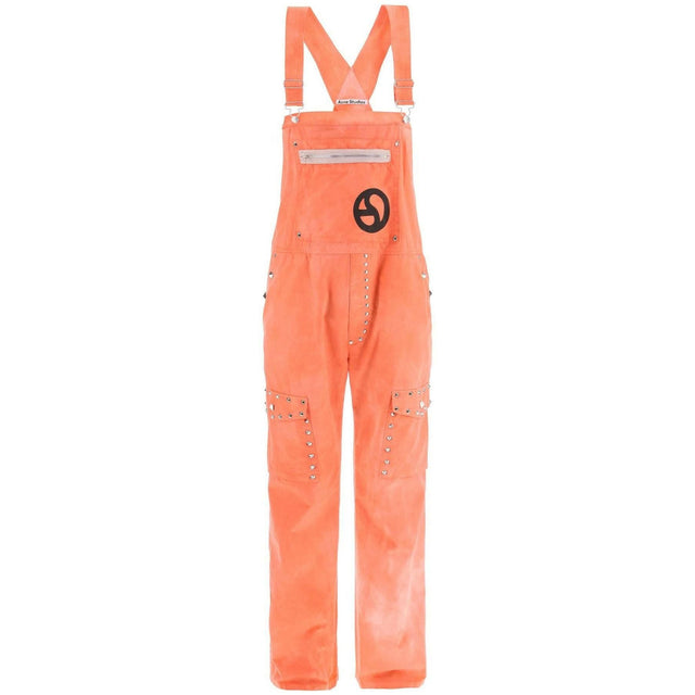 Fluo Pink Studded Dungarees ACNE STUDIOS JOHN JULIA.