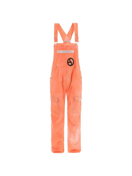 Fluo Pink Studded Dungarees ACNE STUDIOS JOHN JULIA.