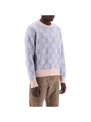 Jacquard Face Wool Sweater