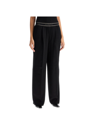 ACNE STUDIOS-Logo Tape Trousers -JOHN JULIA.