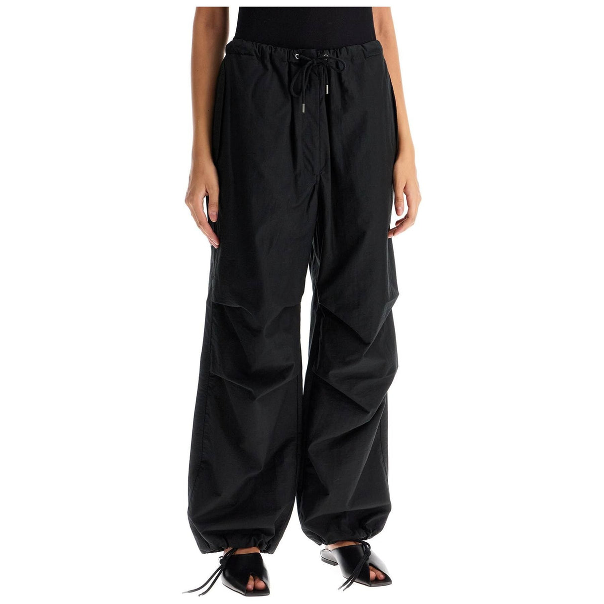 ACNE STUDIOS-Organic Cotton-Blend Relaxed Fit Trousers -JOHN JULIA.