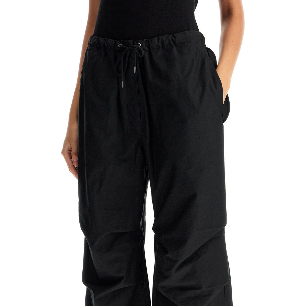 ACNE STUDIOS-Organic Cotton-Blend Relaxed Fit Trousers -JOHN JULIA.