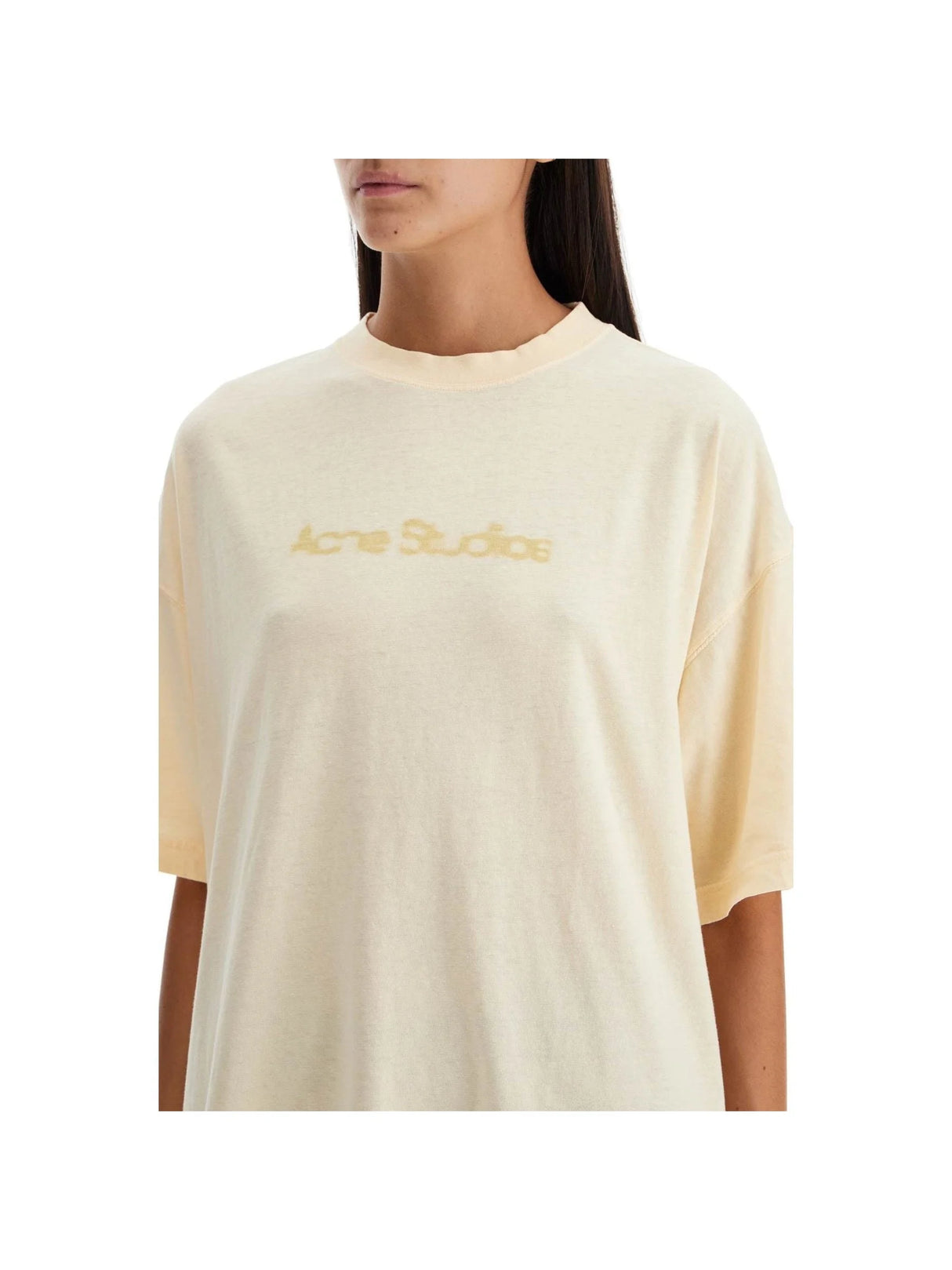 ACNE STUDIOS-Oversized Cotton T-shirt-JOHN JULIA