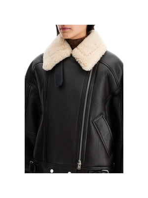 ACNE STUDIOS-Oversized Shearling Jacket -JOHN JULIA.