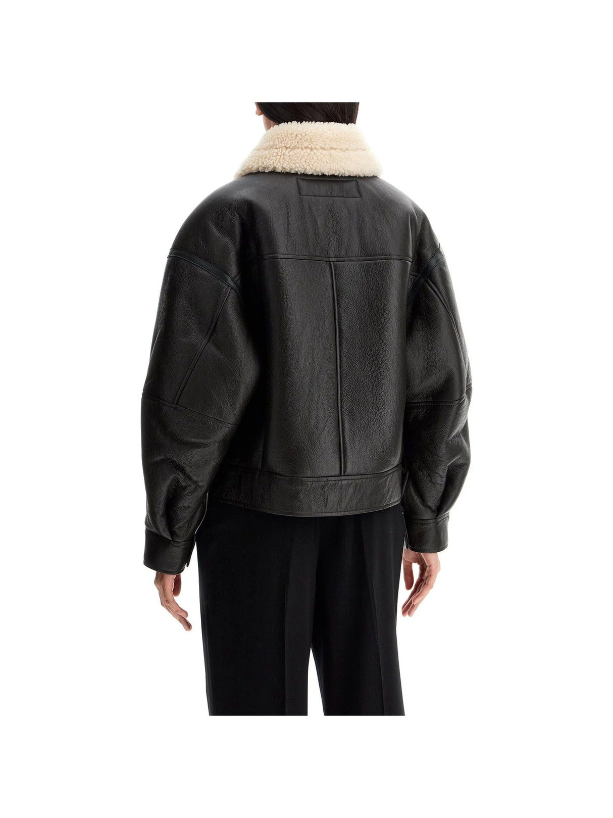 ACNE STUDIOS-Oversized Shearling Jacket -JOHN JULIA.