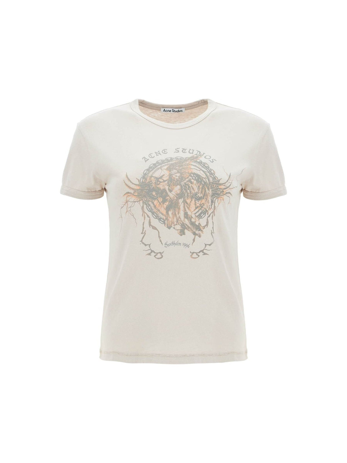 ACNE STUDIOS-Printed Slim Fit T Shirt -JOHN JULIA.