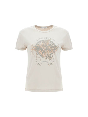 ACNE STUDIOS-Printed Slim Fit T Shirt -JOHN JULIA.