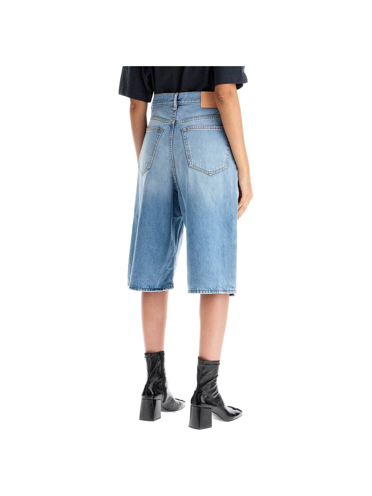 ACNE STUDIOS-Relaxed Fit Organic Denim Shorts -JOHN JULIA.