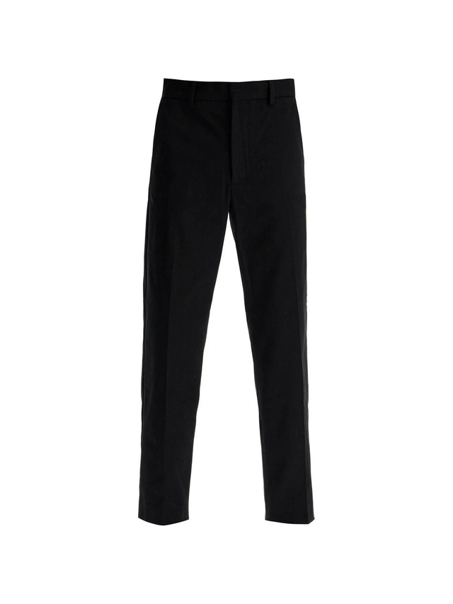 Straight Leg Twill Trousers In Nine Words