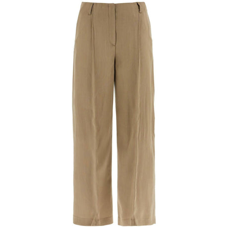 Tailored Wool Blend Trousers.