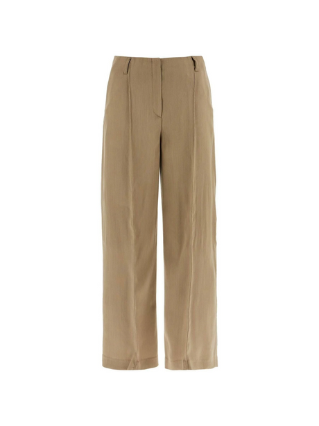 Tailored Wool Blend Trousers.