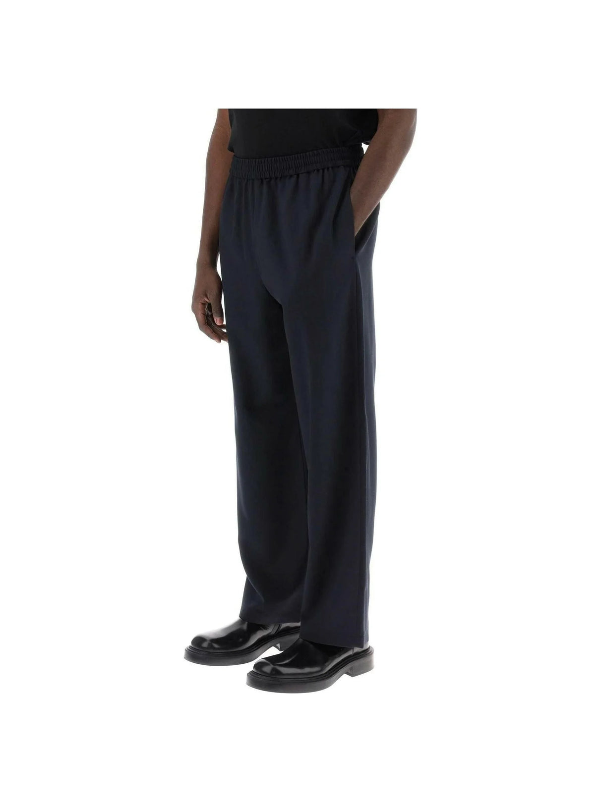 ACNE STUDIOS-Wide-Leg Tailored Trousers-JOHN JULIA