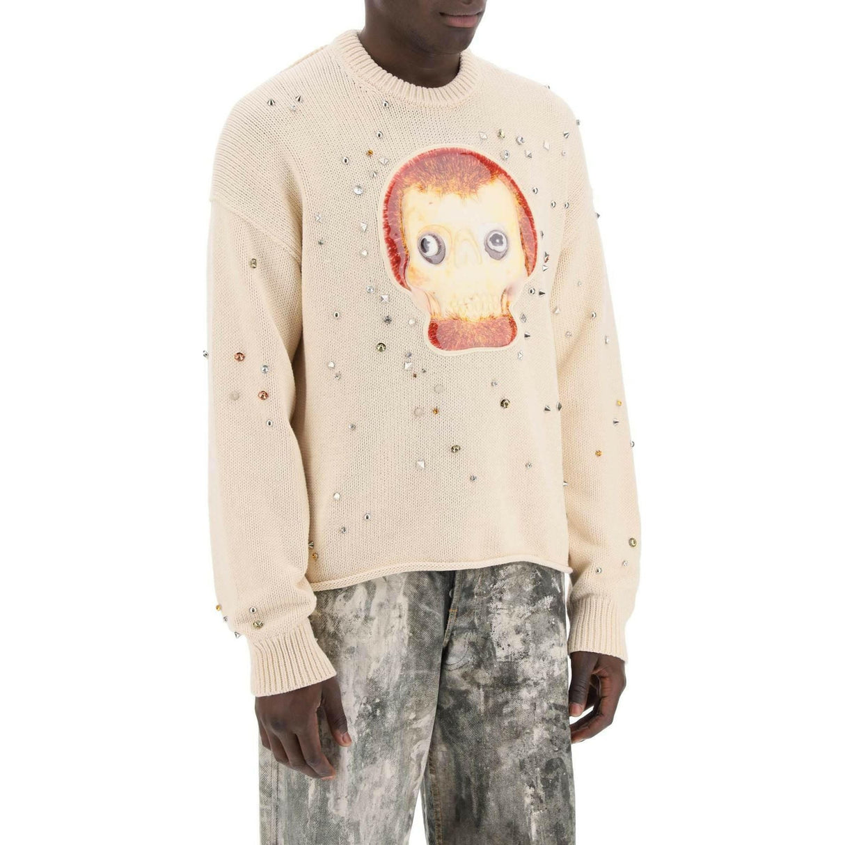 x Per Sundberg Patch Animation Crewneck Sweater ACNE STUDIOS JOHN JULIA.