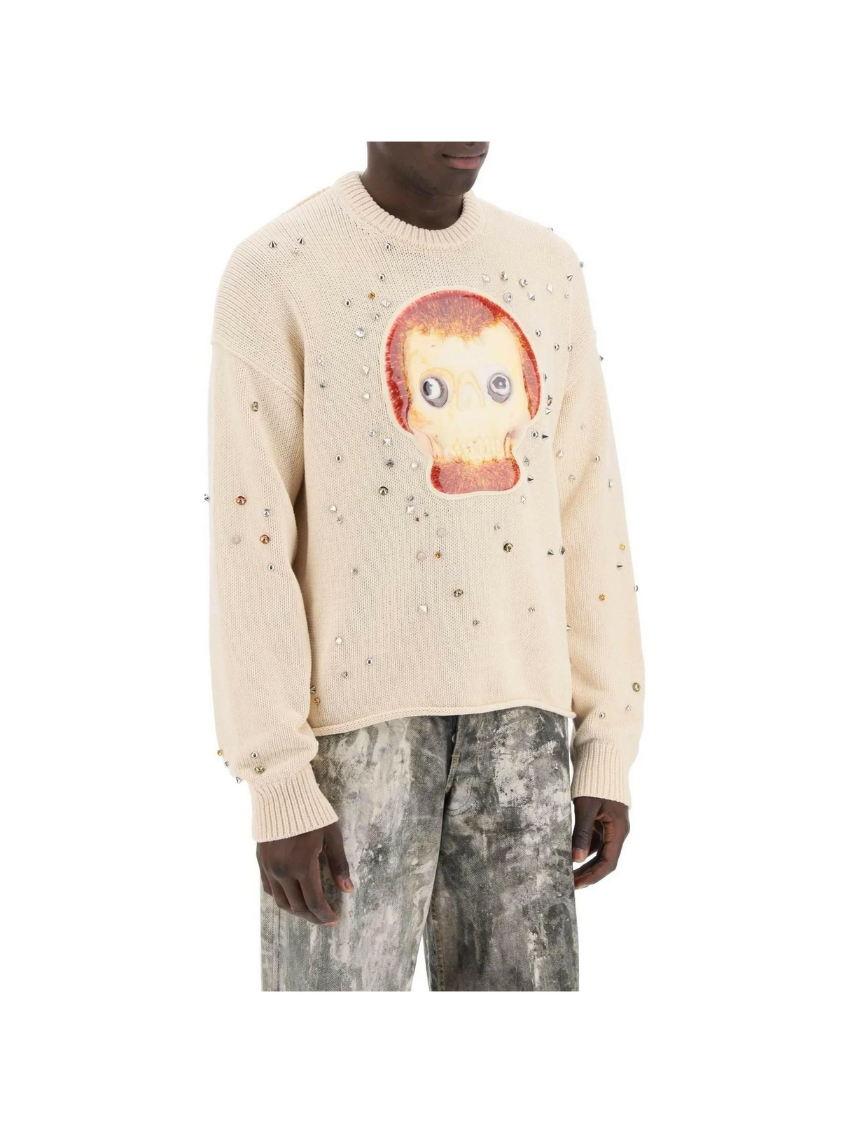 x Per Sundberg Patch Animation Crewneck Sweater ACNE STUDIOS JOHN JULIA.