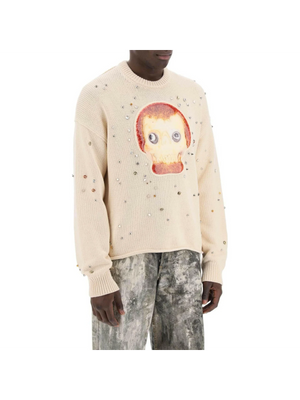 x Per Sundberg Patch Animation Crewneck Sweater ACNE STUDIOS JOHN JULIA.