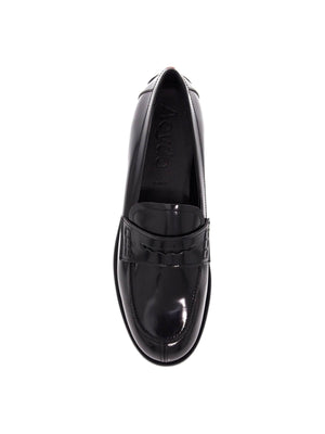 Oscar Brushed Leather Loafers