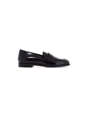 Oscar Brushed Leather Loafers