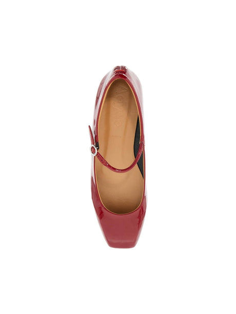 Uma Patent Leather Ballerinas