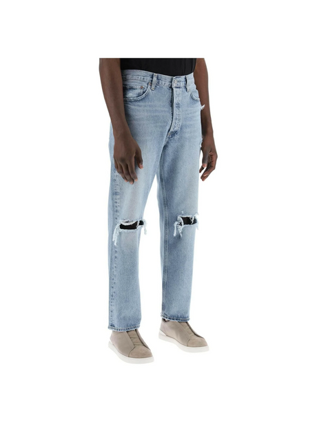 90's Destroyed Threadbare Jeans-Agolde-JOHN JULIA