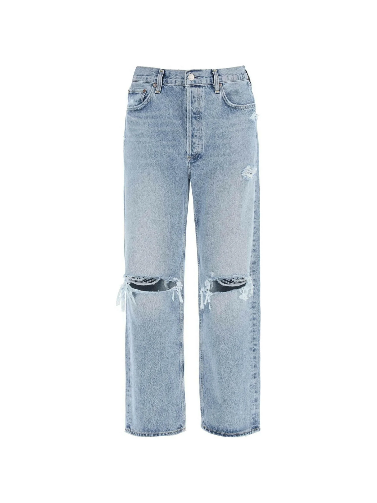 90's Destroyed Threadbare Jeans-Agolde-JOHN JULIA