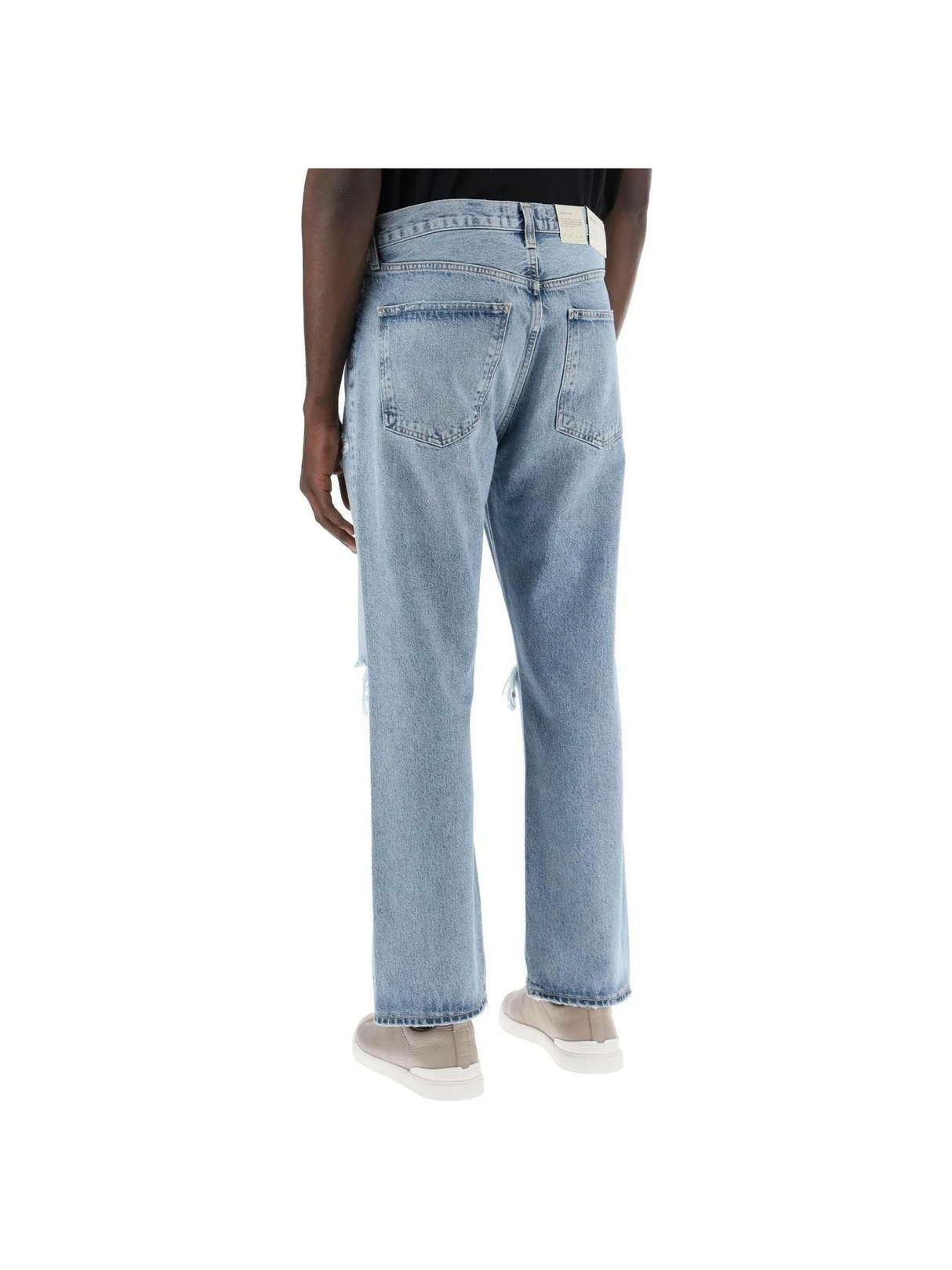 90's Destroyed Threadbare Jeans-Agolde-JOHN JULIA