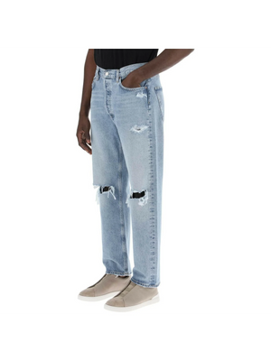 90's Destroyed Threadbare Jeans-Agolde-JOHN JULIA